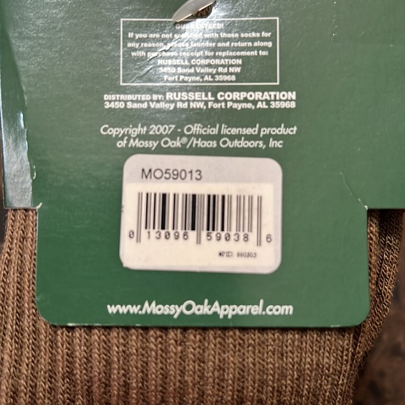 Mossy Oak Moisture wicking socks - Picture 3 of 3